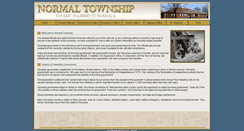 Desktop Screenshot of normaltownship.org